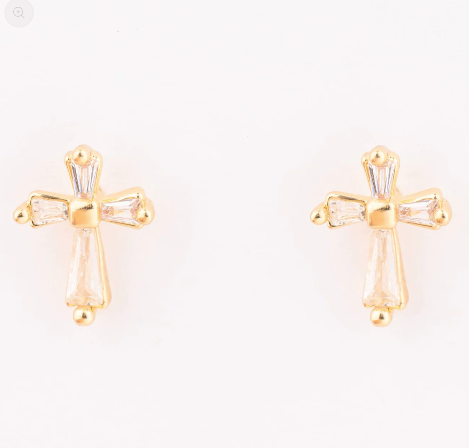 Greta Cross Earrings