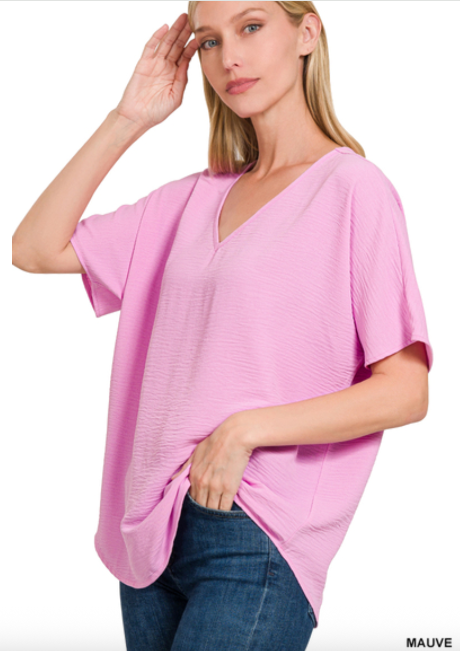 Woven Airflow Top