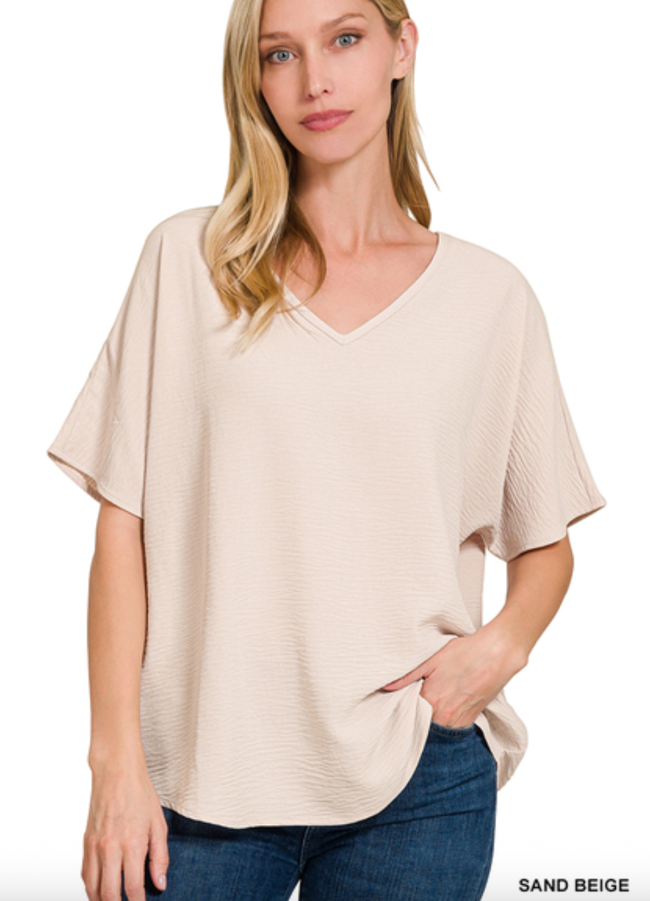 Woven Airflow Top