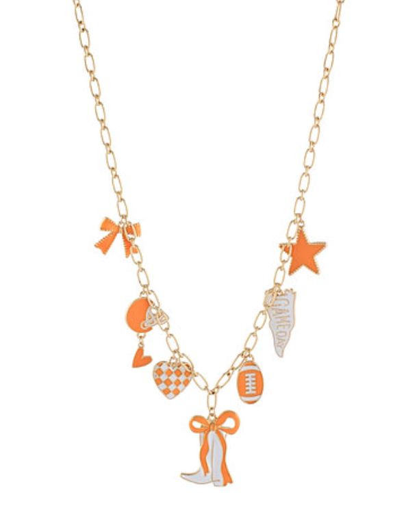 GAMEDAY Multi Charm Necklace
