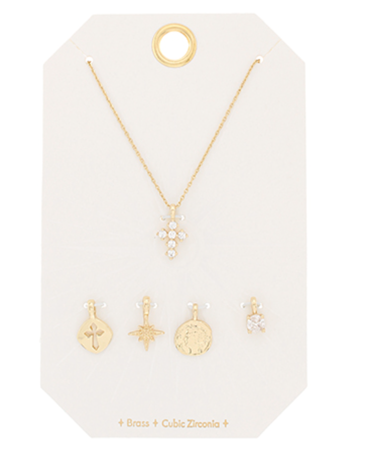 Charm Necklace Set