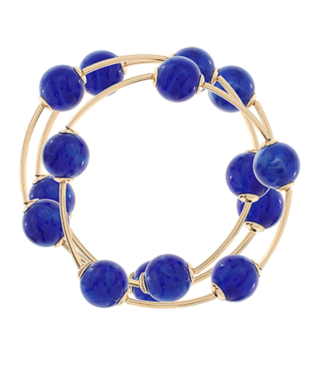 3 Row Ball Bracelet Set