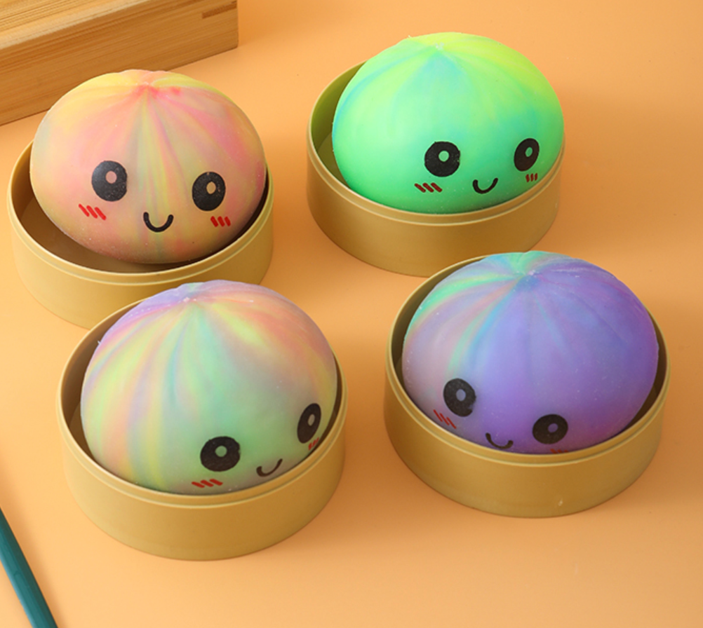 Tie Dye Dumpling Squishy