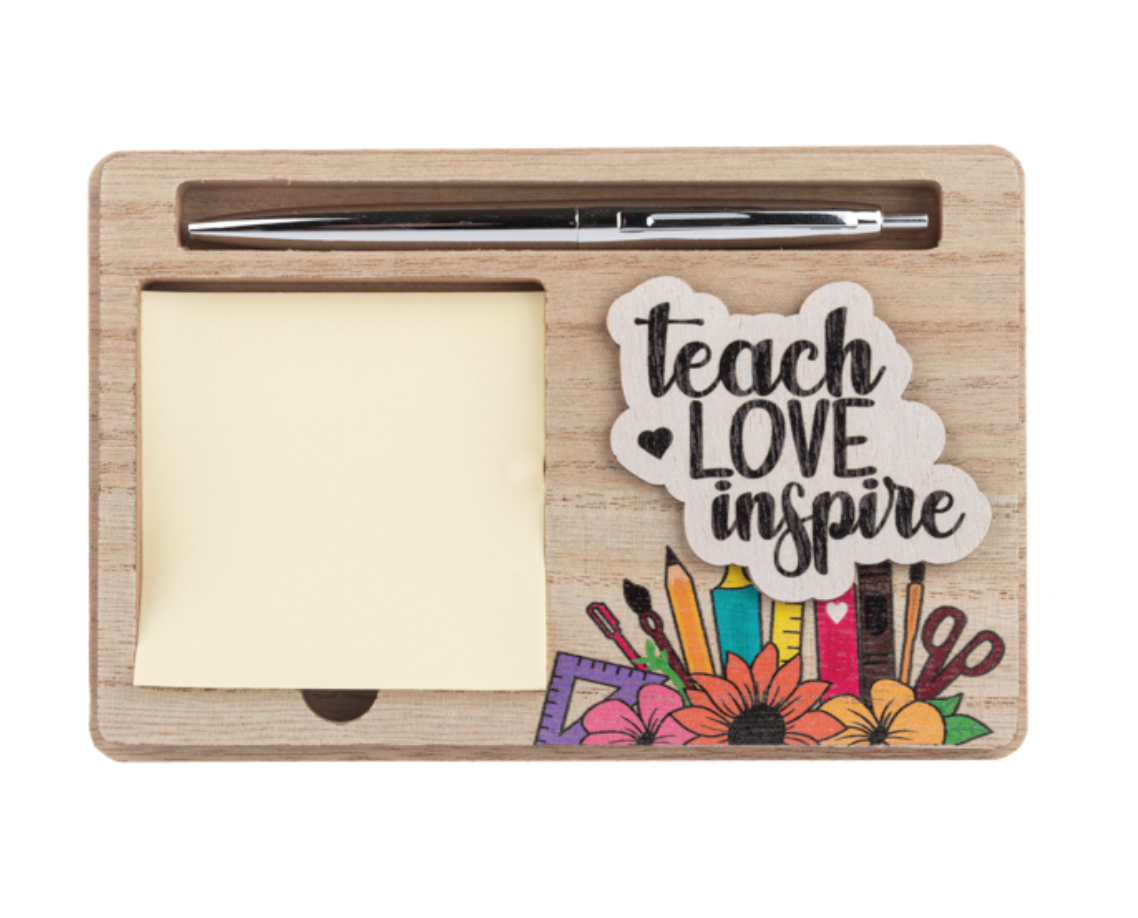 Teacher Sticky Notes & Pen Holder