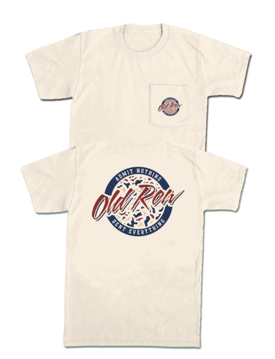 Old Row|USA Camo Logo Tee