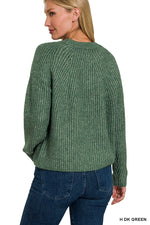 Melange Round Neck Sweater