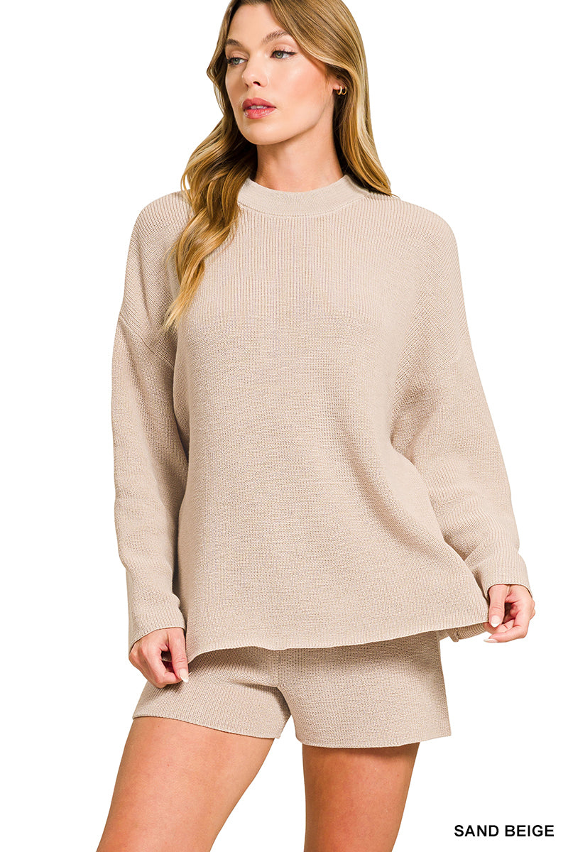 Sweater & Shorts Set