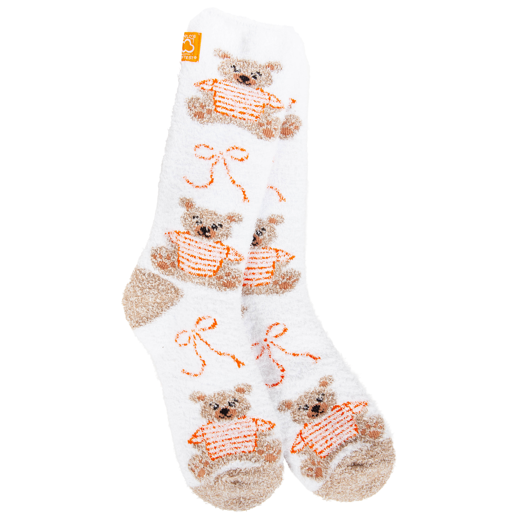 WSS Pumpkin Bear Cozy Socks