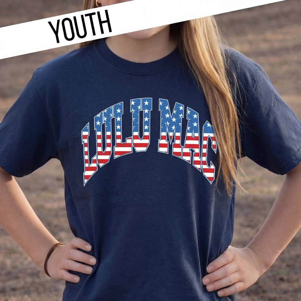 YTH Lulu Mac Patriotic Tee