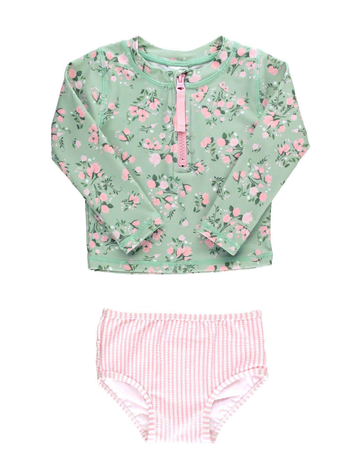 Tea Roses Long Sleeve Rash Guard