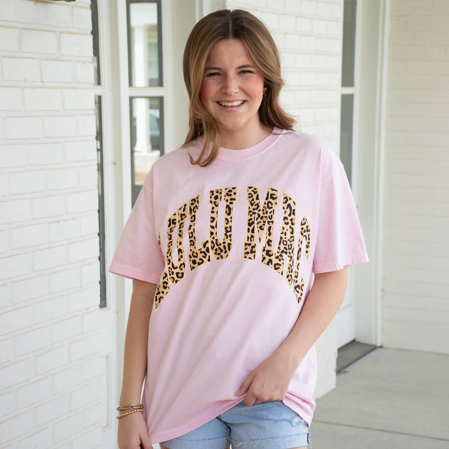 Lulu Mac Blossom Leopard Tee