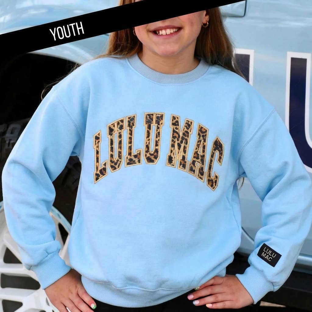 Lulu Mac|YTH Leopard Sweatshirt