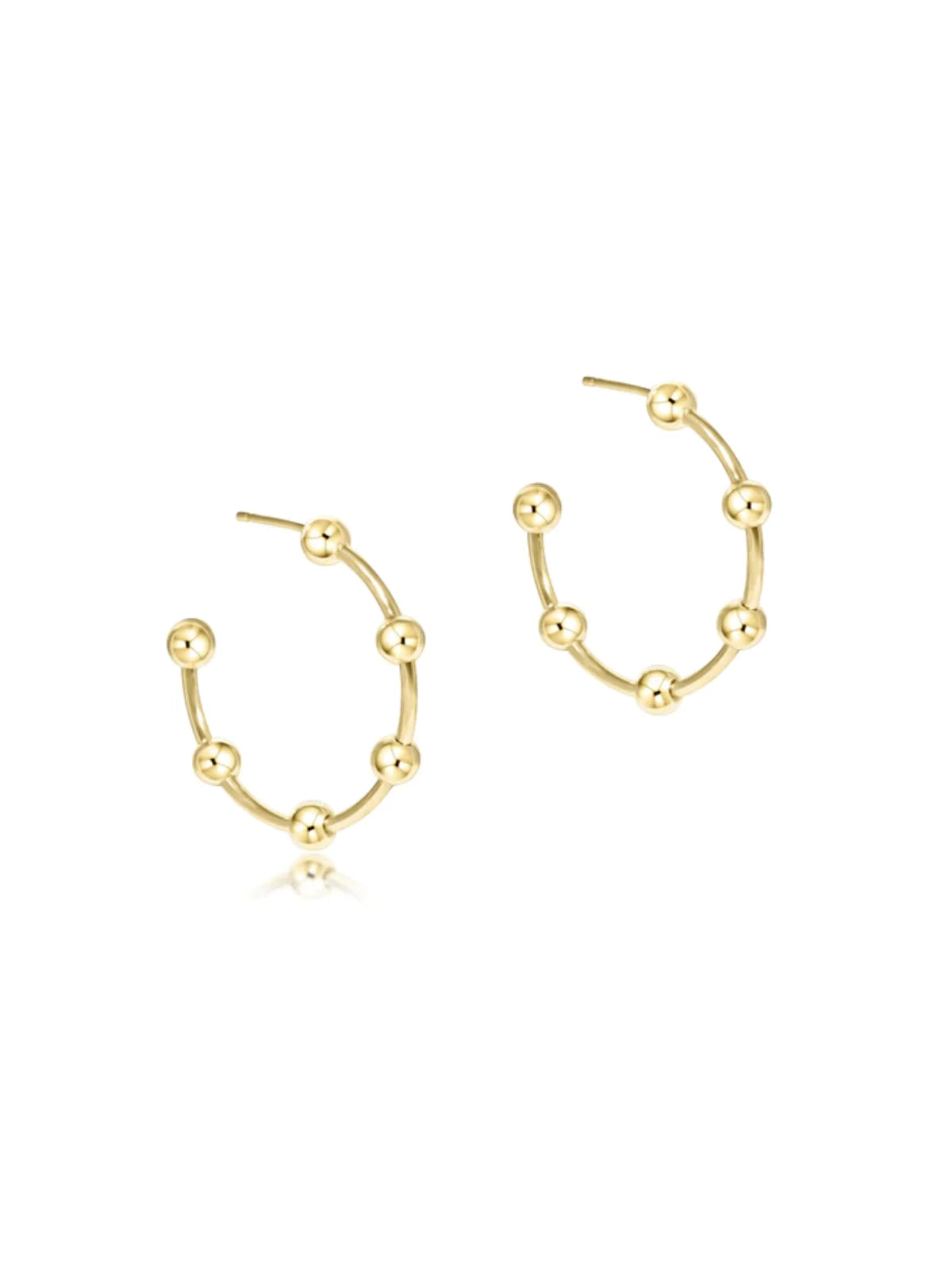 Enewton| Beaded Simplicity Hoops