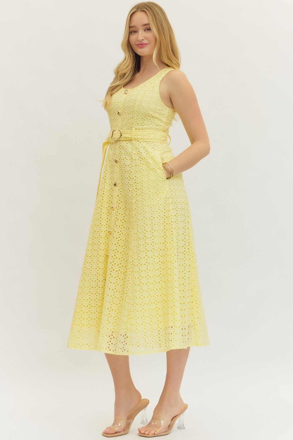 Lemon Eyelet Dress – Southern Gyp Boutique