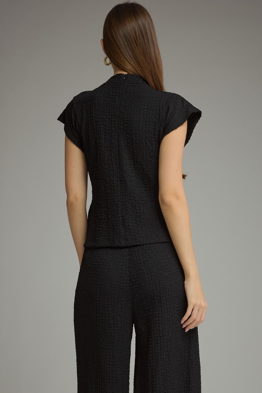 Black Buckle Top