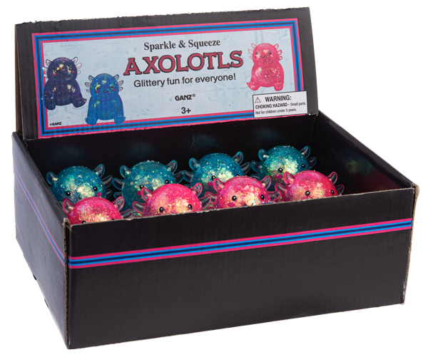 Axolotl Sparkly Squishy