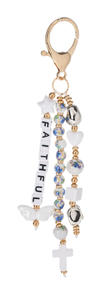 Inspirational Beaded Keychain