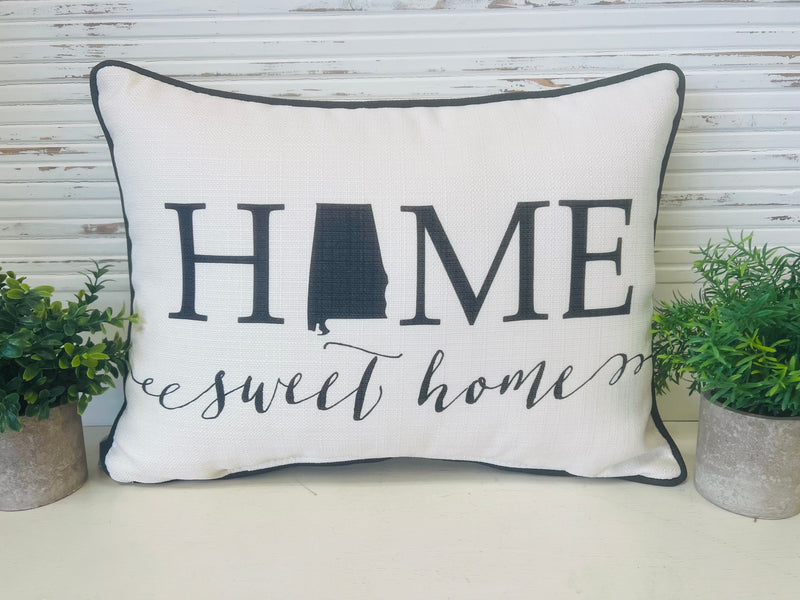 Home Sweet Alabama Pillow
