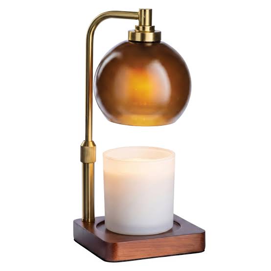 Amber Sphere Candle Warmer Lamp