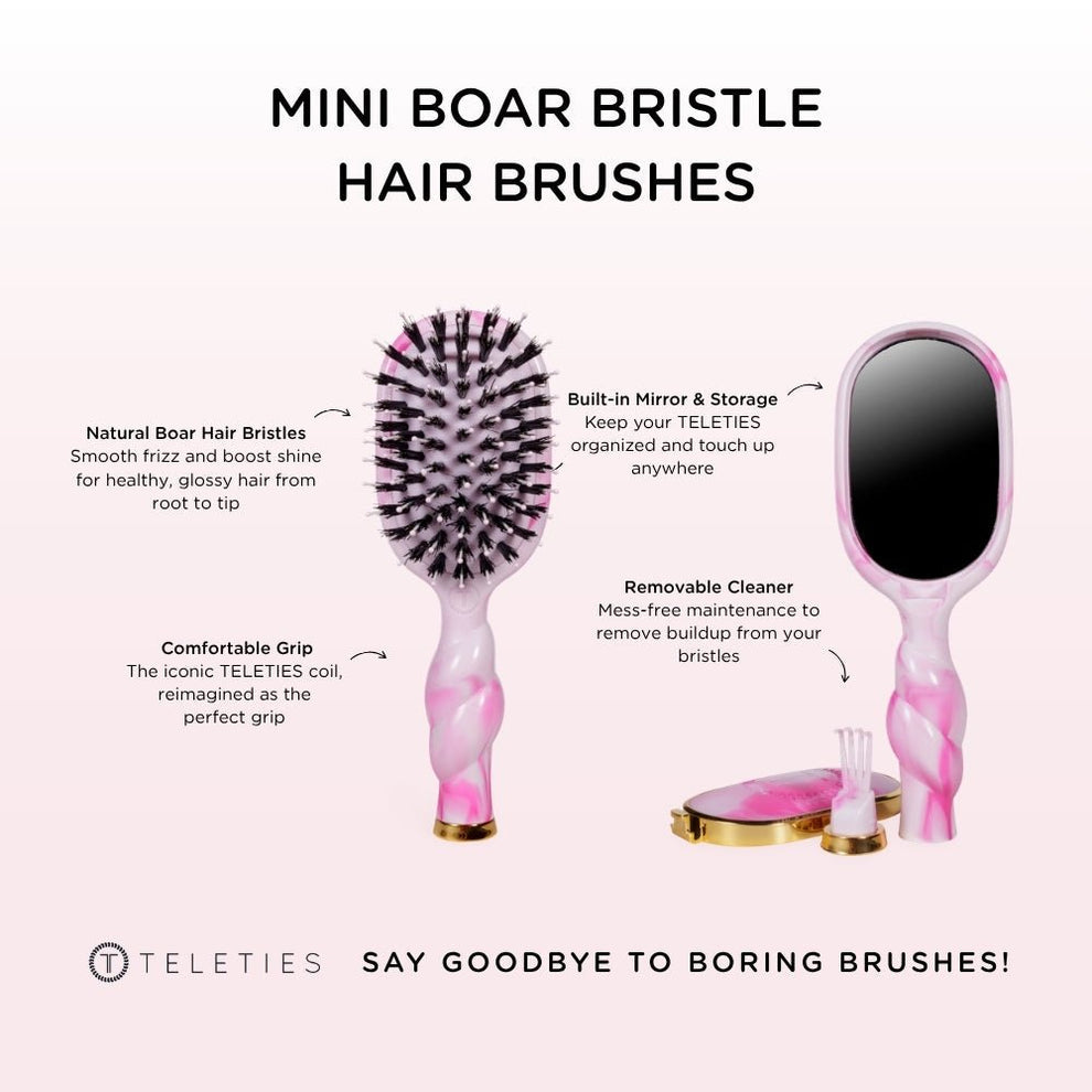 Teleties|Summer Swirl Mini Boar Brush