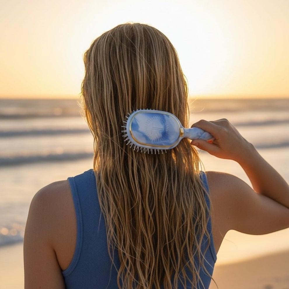 Teleties|Summer Swirl Mini Detangler Brush