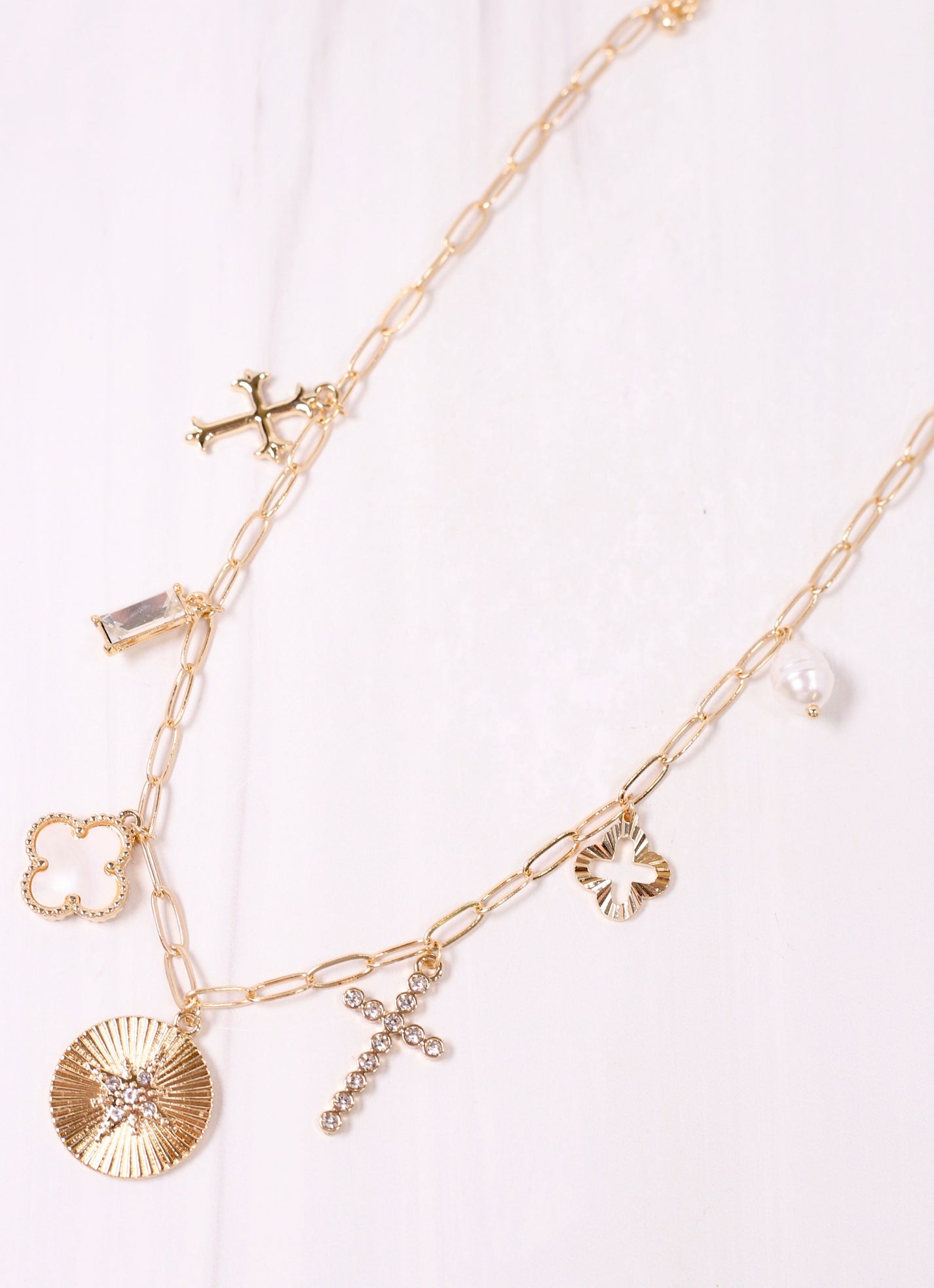 Cross Charm Necklace