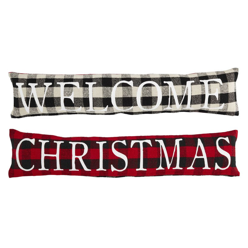 Welcome/Christmas Pillow