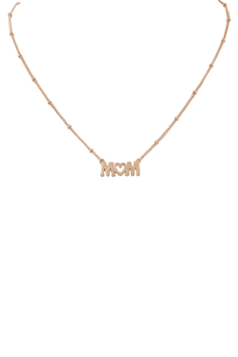 MOM Pendent Necklace