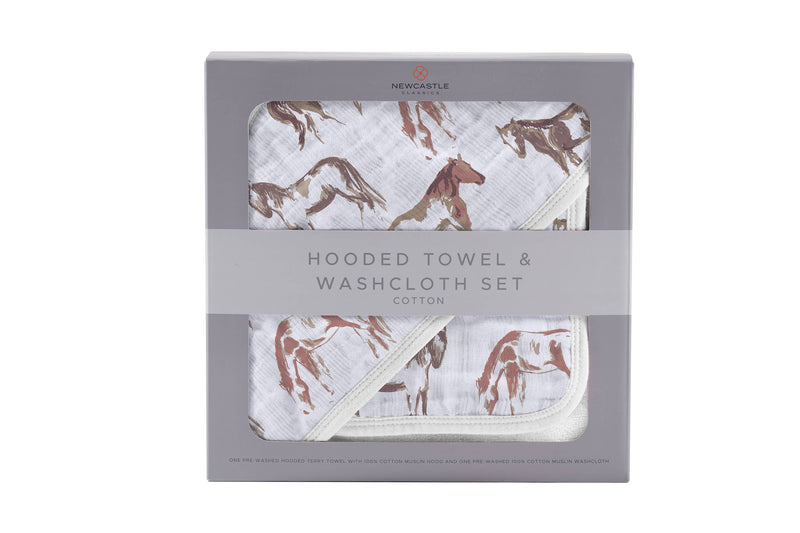 Wild Horses Towel & Wash Set
