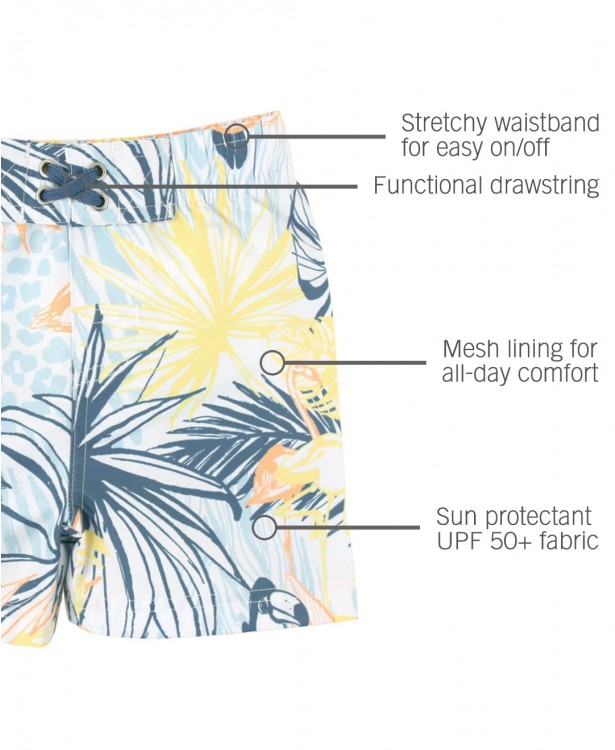 Birds of Paradise Swim Trunks