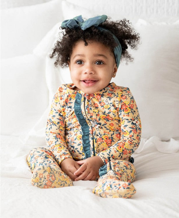 Summer Blooms Footed Pj