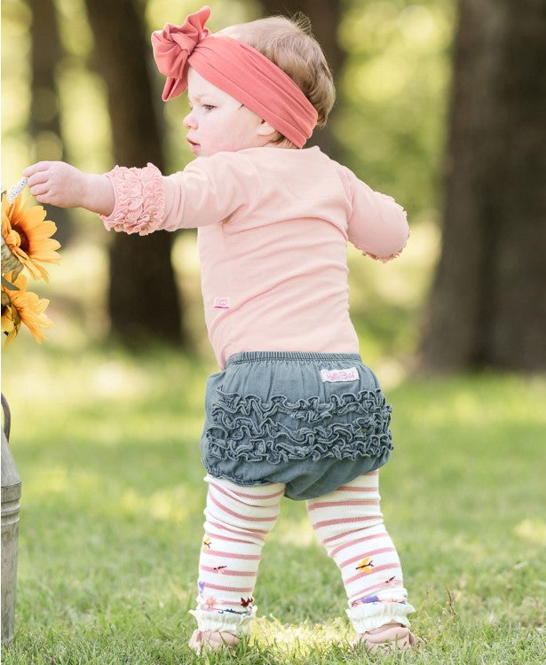 RuffleButt Light Denim Bloomers