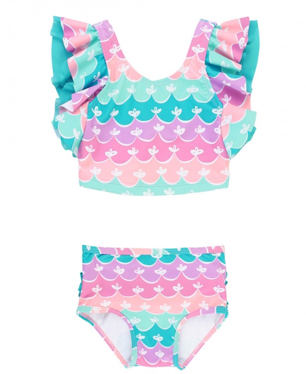 Ruffle Butt Mermaid Tankini Set